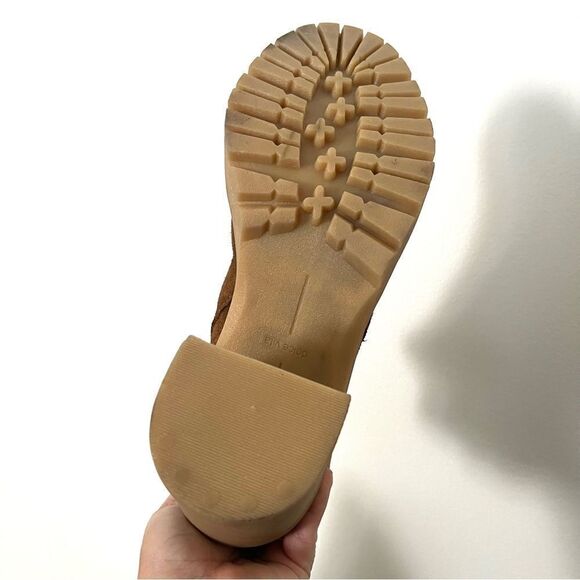 Dolce Vita Waterproof Heeled Boots in Dark Tan with Tan Soles Size 9 NWOB - Picture 6 of 6
